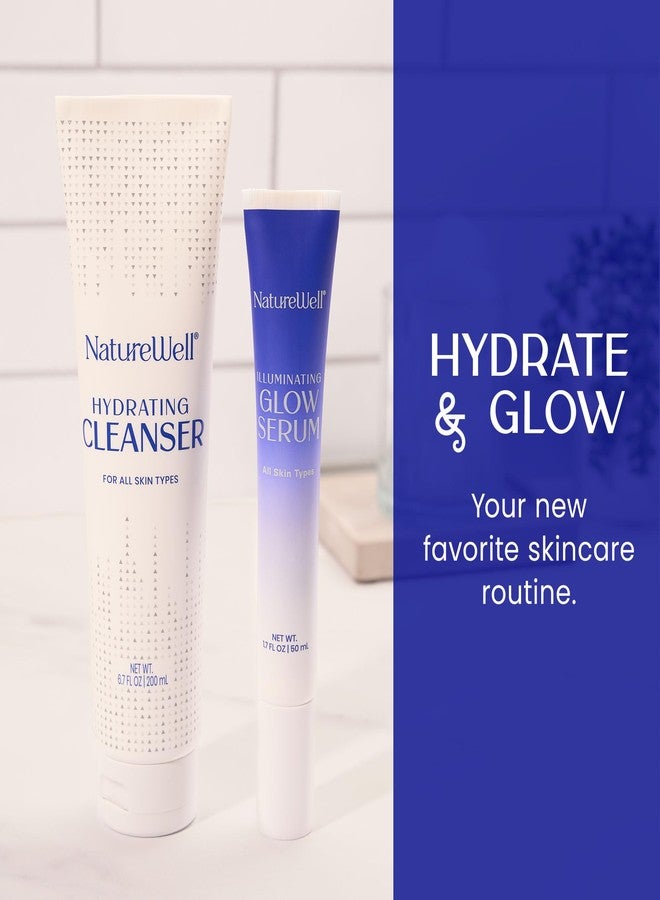 NATURE WELL NATUREWELL Hydrating Cleanser & Illuminating Glow Serum Skincare Duo, Nourishes & Moisturizes While Providing A Natural Luminous Finish, For All Skin Types - Image 2